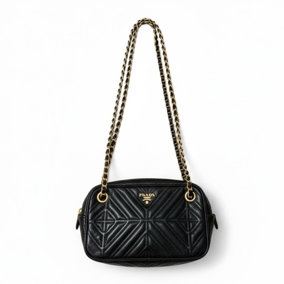Prada Handbags - NWT Prada Soft Calf Impunture Diagramme camera bag